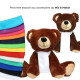 Peluche ours en RPET taille S pour entreprises responsables - BCM Goodies