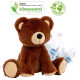 Peluche ours en RPET personnalisable pour entreprise - 25cm - Conforme norme EN 71