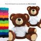 Peluche ours en RPET personnalisable pour entreprise - 25cm - Conforme norme EN 71