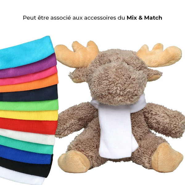 Peluche élan MBW personnalisable pour entreprise - BCM Goodies