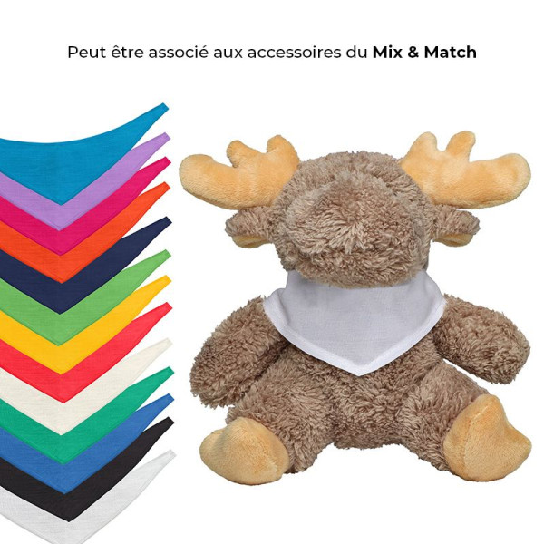 Peluche élan MBW personnalisable pour entreprise - BCM Goodies