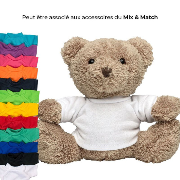 Peluche Ours MBW personnalisable pour événements d'entreprise - BCM Goodies