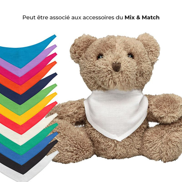 Peluche Ours MBW personnalisable pour événements d'entreprise - BCM Goodies