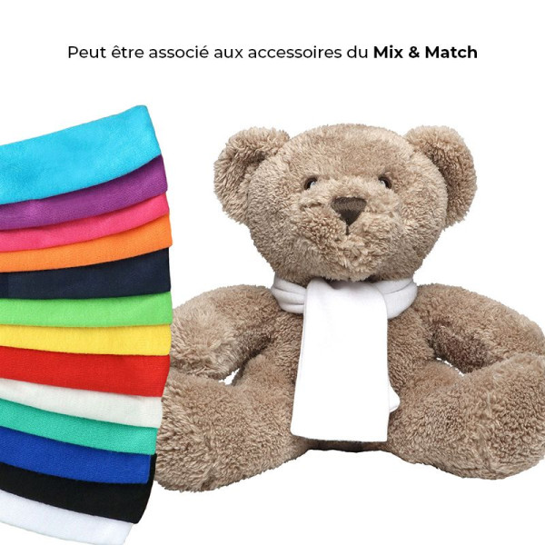 Peluche Ours MBW personnalisable pour entreprises - BCM Goodies