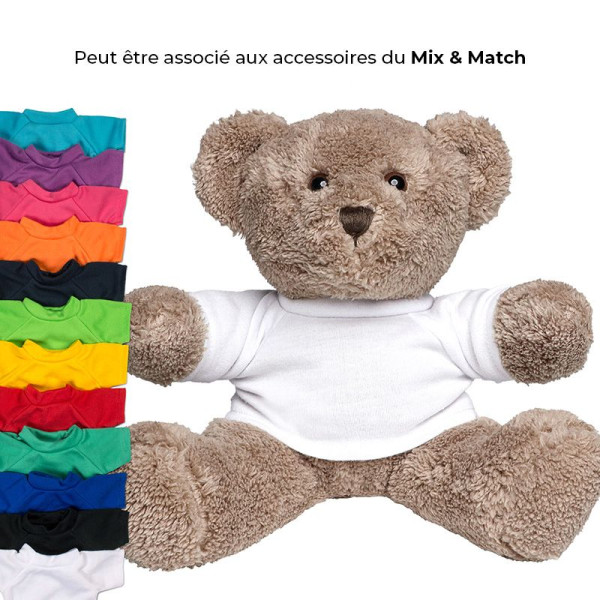 Peluche Ours MBW personnalisable pour entreprises - BCM Goodies
