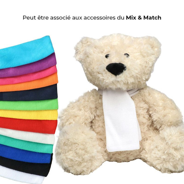 Peluche ours MBW personnalisable pour renforcer l'image de marque - BCM Goodies