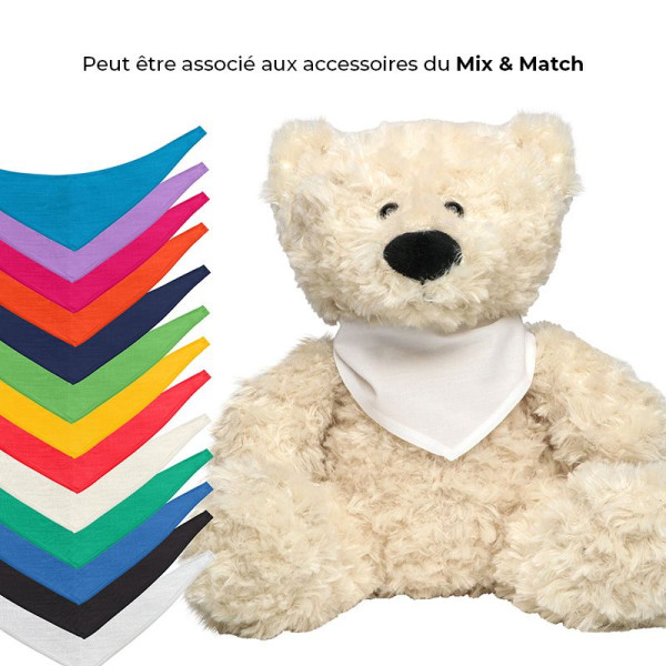 Peluche ours MBW personnalisable pour renforcer l'image de marque - BCM Goodies