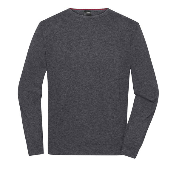 Pull homme Daiber en coton peigné de qualité pour entreprise - Personnalisable avec logo