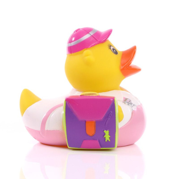 Canard enfant MBW modèle écolière - Jouet enfant PVC sans phtalates - Fiche produit