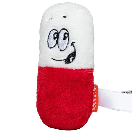 Peluche gélule nettoyeur d'écran Schmoozies 9,5 cm - Personnalisation sur étiquette