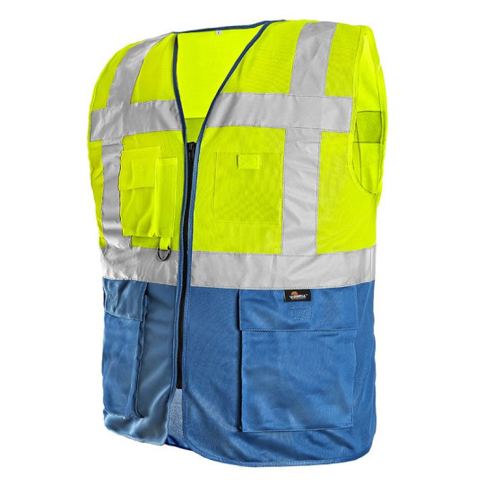 Gilet de sécurité unisexe CXS conforme normes EN ISO 20471 (classe 1) - BCM Goodies
