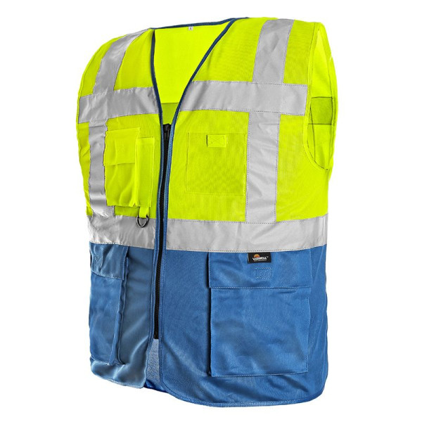 Gilet de sécurité unisexe CXS conforme normes EN ISO 20471 (classe 1) - BCM Goodies