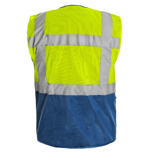 Gilet de sécurité unisexe CXS conforme normes EN ISO 20471 (classe 1) - BCM Goodies