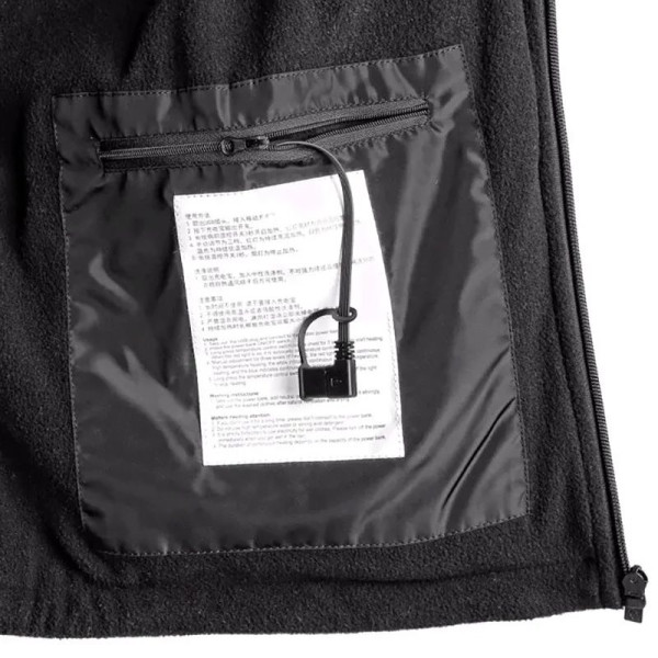 Gilet polaire chauffant pour homme - Personnalisable avec broderie - Antarktida - BCM Goodies