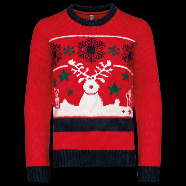 Pullover col rond de Noël enfant personnalisable – Vêtement événementiel entreprise