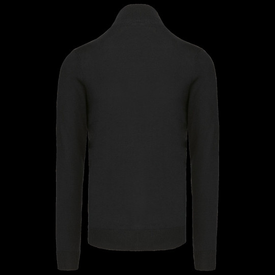 Cardigan zippé homme personnalisable – Textile professionnel pour communication d’entreprise – BCM Goodies