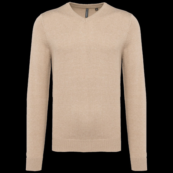 Pull col V homme personnalisable pour communication d'entreprise – BCM Goodies