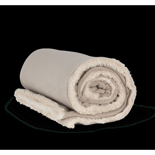 Plaid sherpa personnalisé pour entreprise : objet publicitaire et cadeau d’affaires durable