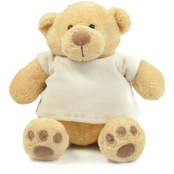Peluche Ours Honey personnalisable – Cadeau d’entreprise conforme EN71 pour actions B2B et communication professionnelle