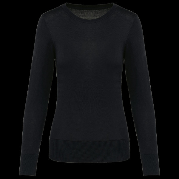 Pull Femme Col Rond Supima® Personnalisable – Textile Entreprise Communication | BCM Goodies