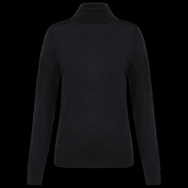 Pull Mérinos col roulé femme personnalisé pour entreprises – Textile corporate BCM Goodies