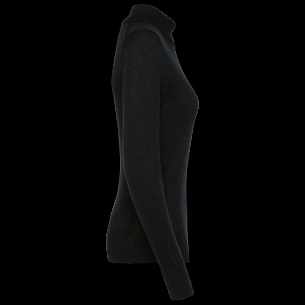 Pull Mérinos col roulé femme personnalisé pour entreprises – Textile corporate BCM Goodies