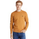 Pull coton bio col rond Williams River Timberland personnalisé pour entreprises – Cadeau d’affaires et communication B2B