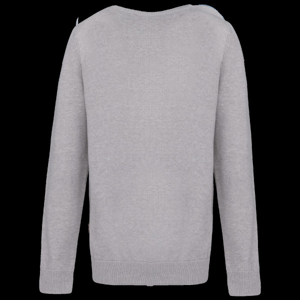 Pull col V enfant personnalisable – Textile promotionnel pour communication B2B et événements – BCM Goodies