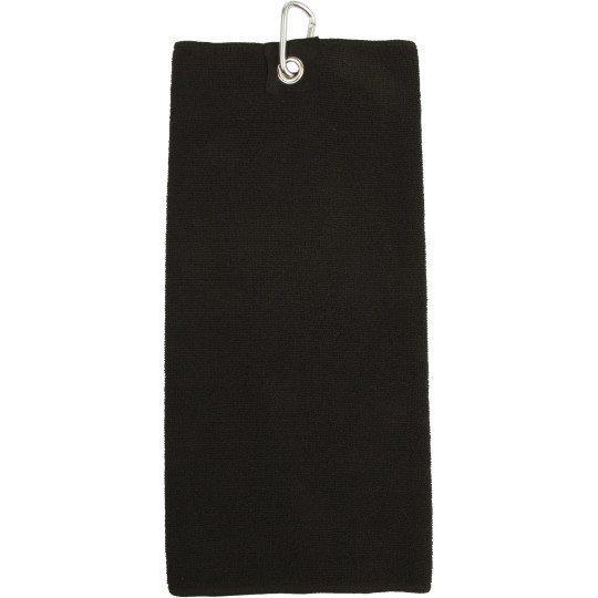 Serviette de golf en microfibre personnalisable avec mousqueton – Objet publicitaire B2B pour entreprises