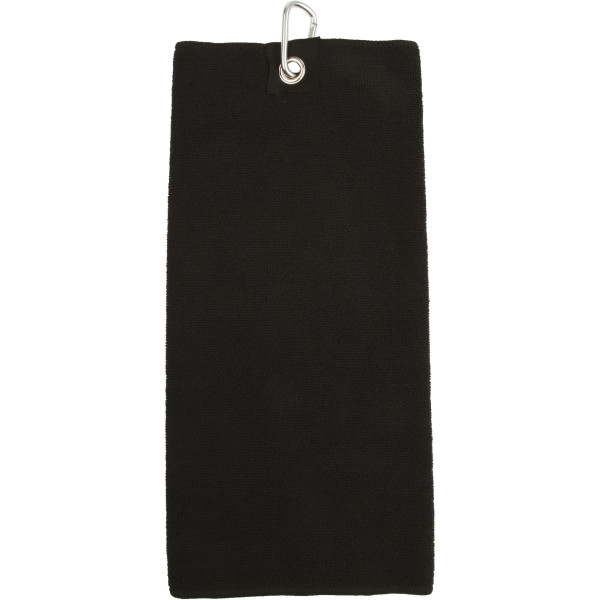 Serviette de golf en microfibre personnalisable avec mousqueton – Objet publicitaire B2B pour entreprises