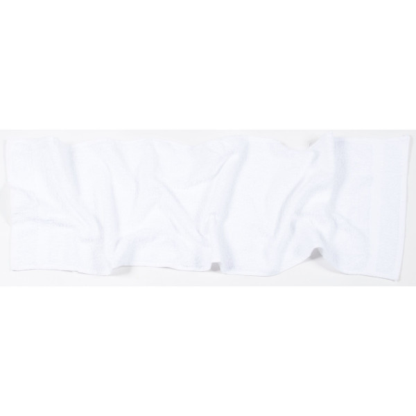 Serviette de sport personnalisable avec boucle – Objet publicitaire en coton pour communication d’entreprise