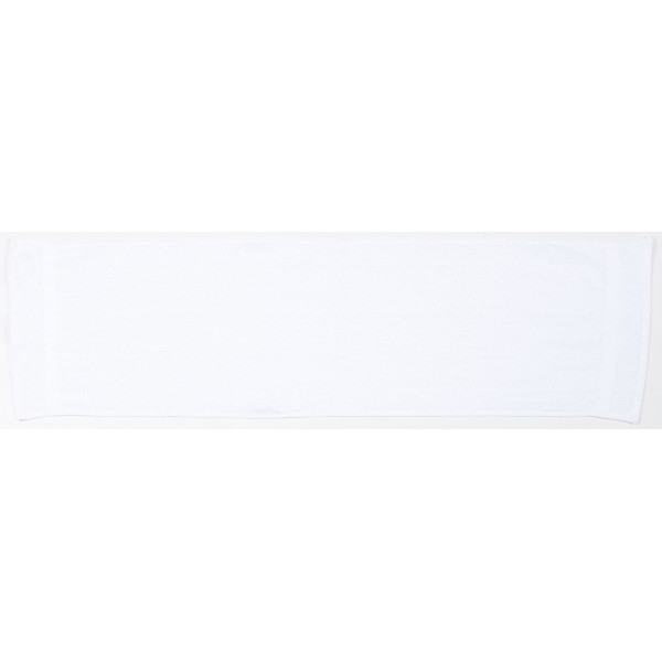 Serviette de sport personnalisable avec boucle – Objet publicitaire en coton pour communication d’entreprise