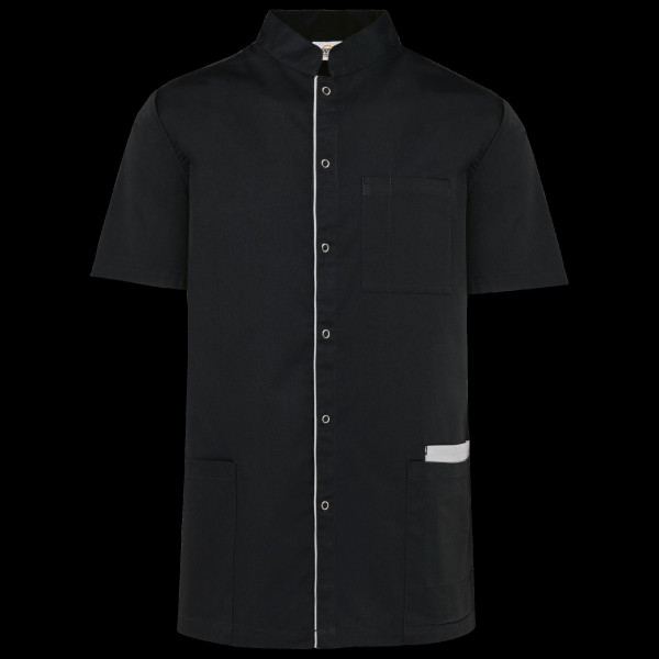 Blouse polycoton homme avec boutons-pression personnalisable – Vêtement professionnel pour entreprises – BCM Goodies