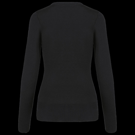 Pull col rond femme personnalisable – Communication B2B et objet publicitaire textile