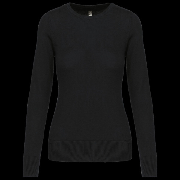 Pull col rond femme personnalisable – Communication B2B et objet publicitaire textile