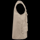 Gilet personnalisable multipoches unisexe B2B – Gilet polycoton doublé pour entreprises et événements professionnels