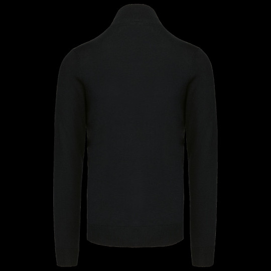 Pull 1/4 zip homme personnalisable pour entreprises – 50% coton 50% acrylique – Communication et merchandising B2B