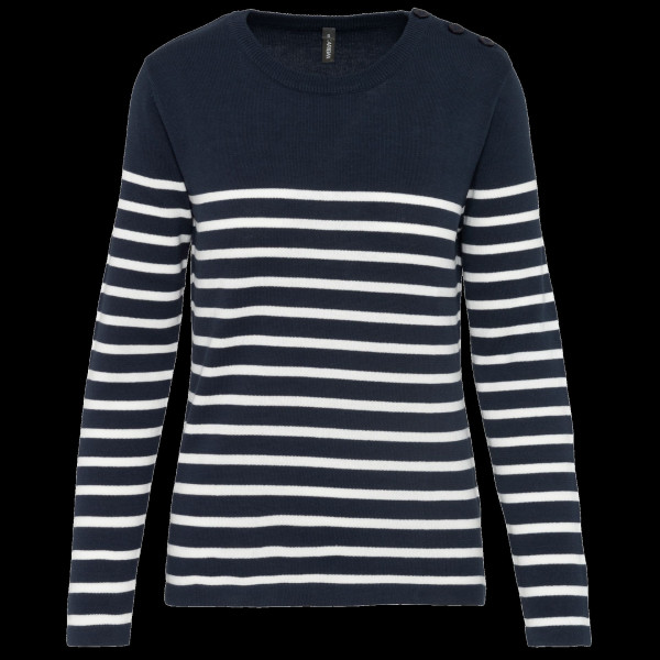 Pull marin femme personnalisable pour communication d’entreprise – BCM Goodies