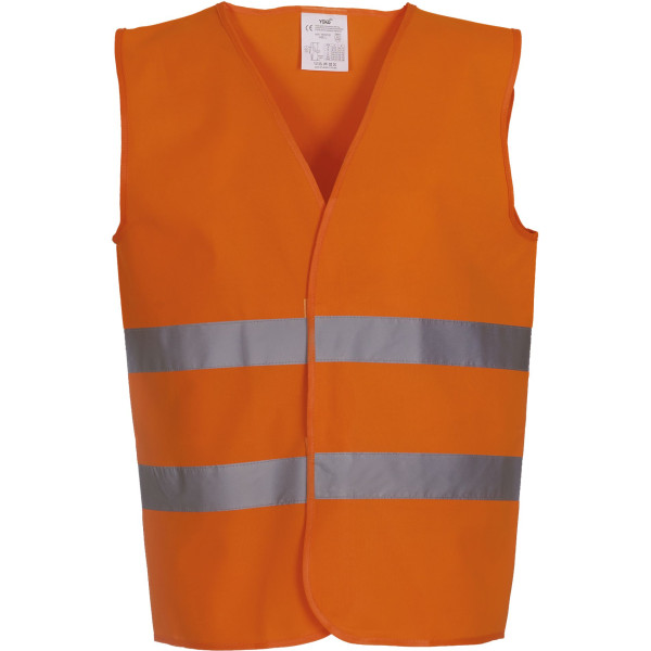 Gilet à 2 bandes haute visibilité personnalisé – Communication et sécurité pour entreprises | BCM Goodies