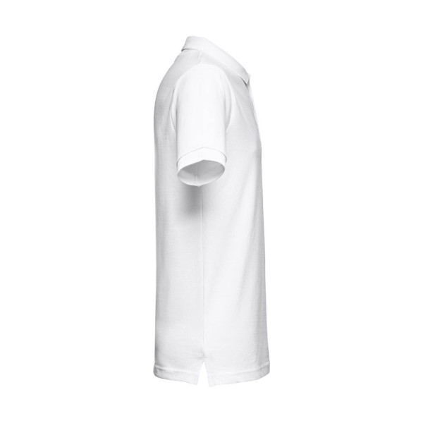 Polo manches courtes pour homme en coton cardé THC MONACO WH - BCM Goodies
