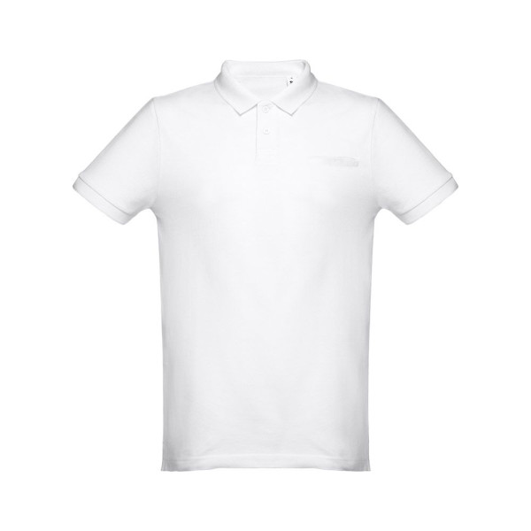 Polo homme THC DHAKA WH. - Idéal pour événements et cadeaux d'entreprise