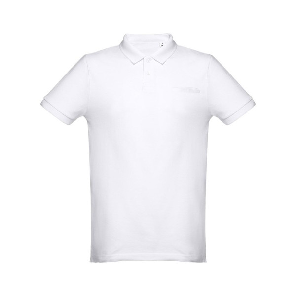 Polo homme THC DHAKA WH. - Idéal pour événements et cadeaux d'entreprise