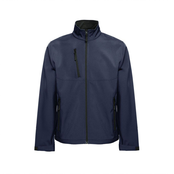 Veste softshell personnalisée en polyester et élasthanne - Fiche produit BCM Goodies