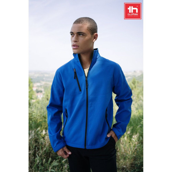 Veste softshell personnalisée en polyester et élasthanne - Fiche produit BCM Goodies