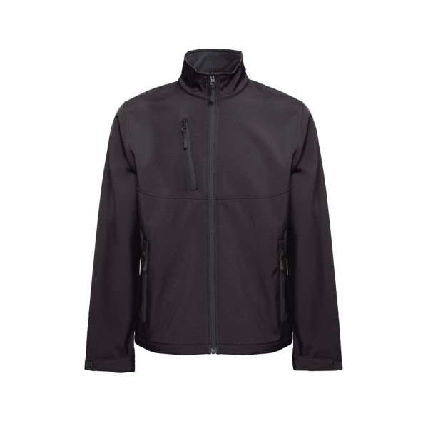 Veste softshell personnalisée en polyester et élasthanne - Fiche produit BCM Goodies