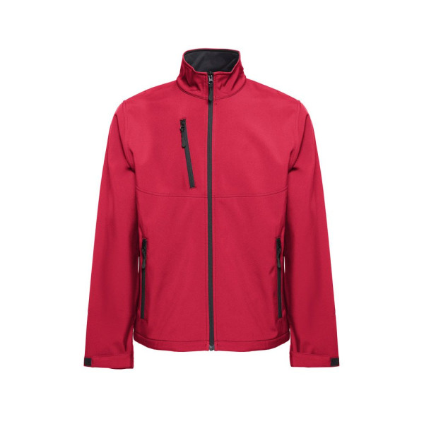 Veste softshell personnalisée en polyester et élasthanne - Fiche produit BCM Goodies