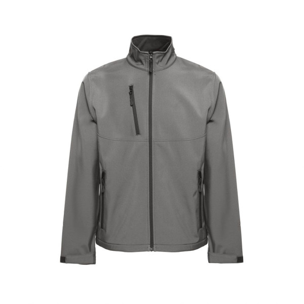 Veste softshell personnalisée en polyester et élasthanne - Fiche produit BCM Goodies