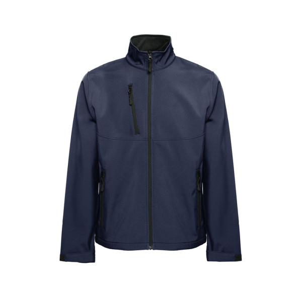Veste softshell personnalisée en polyester et élasthanne - Fiche produit BCM Goodies