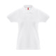 Polo à manches courtes pour femmes en coton cardé THC MONACO WOMEN WH. - BCM Goodies