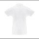 Polo à manches courtes pour femmes en coton cardé THC MONACO WOMEN WH. - BCM Goodies